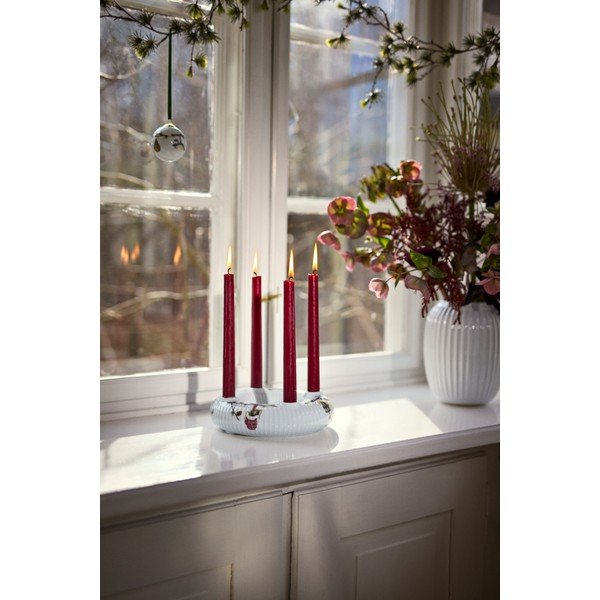 Portselanist advendiküünlajalg jõulumotiiviga Hammershøi Christmas - Kähler Design-image-2