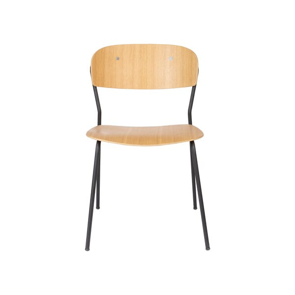 Söögitoolid 2-st komplektis naturaalses pappeldekooris Jolien - White Label-image-2