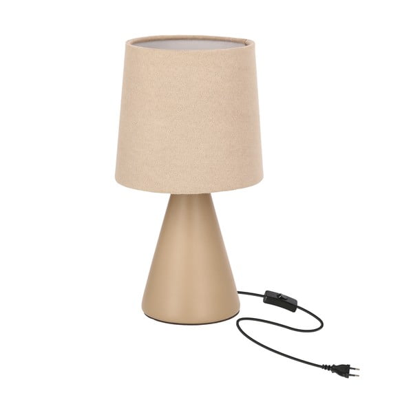 Beež lauavalgusti tekstiilist varjuga (kõrgus 24,5 cm) Satti - Candellux Lighting