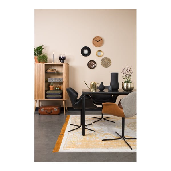 Must söögilaud , 220 x 90 cm Storm - Zuiver-image-1