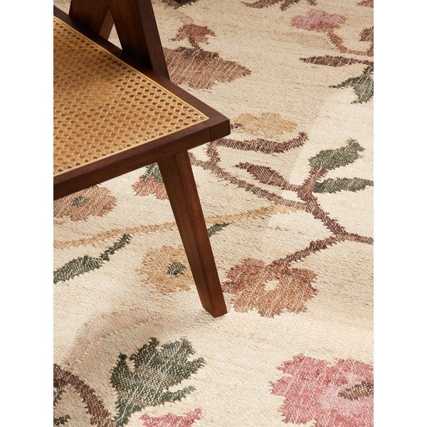 Kreem käsitsi kootud džuudist vaip 160x230 cm Roya Violette - Elle Decoration-image-2