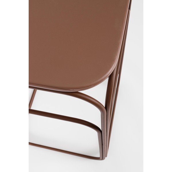 Hallid/terrakota värvi metallist konsoollauad, 2 tk komplektis, 36x56 cm Clarity - Bizzotto-image-4