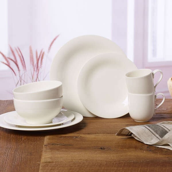 Villeroy & Boch 8-osaline valge portselanist nõudekomplekt New Cottage - Villeroy&Boch-image-2