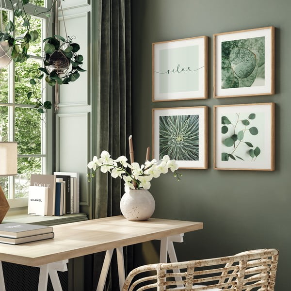 Maalid 4 tk komplektis 30x30 cm Relax-image-1