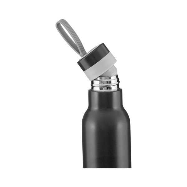 Matně černá sportovní lahev Premier Housewares Mimo, 500 ml-image-1