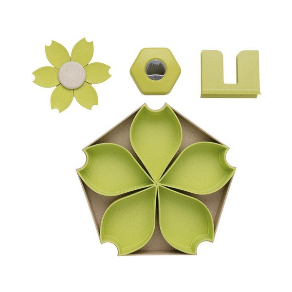 Zelený 4dílný servírovací set XD Design Collection