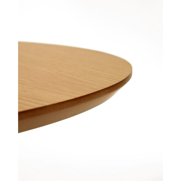 Tammedekooriga kokkupandav söögilaud ø 120 cm Oqui - Kave Home-image-4