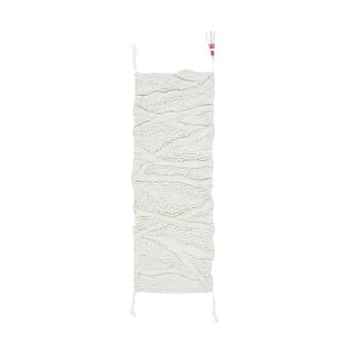 Valge pestav käsitsi kootud villane koridorivaip 70x200 cm Enkang Ivory - Lorena Canals