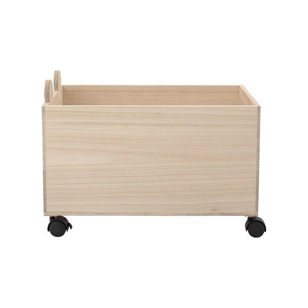 Puidust laste hoiukast ratastel Elene - Bloomingville Mini-image-2