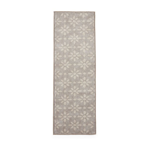 Helehall pestav vaip 61x170 cm Coral Light Grey - Think Rugs