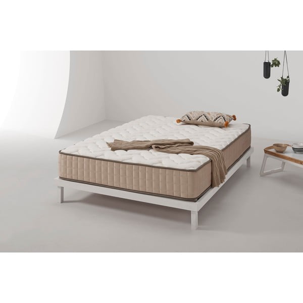 Kõva/keskmiselt kõva kahepoolne poroloonmadrats 90x200 cm CASHMERE GRAND CLASS - Moonia-image-1