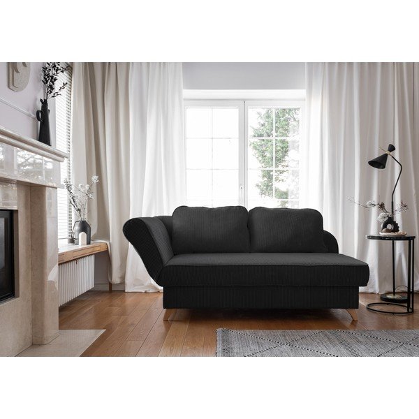 Antratsiitne velvetist lamamistool (vasak nurk) Chic Charlotte - Miuform-image-1