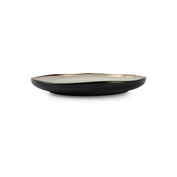 Must/beež keraamiline magustoidutaldrik ø 21,5 cm Lunar - Salt&Pepper-image-3