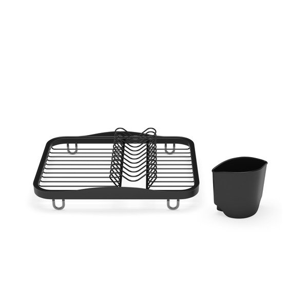 Must terasest nõudekuivatusrest 36x28 cm Sinkin - Umbra-image-4