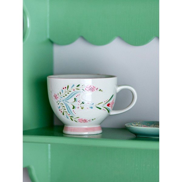 Valged keraamilised kruusid 4tk komplektis 400 ml Rosalynde - Bloomingville-image-1