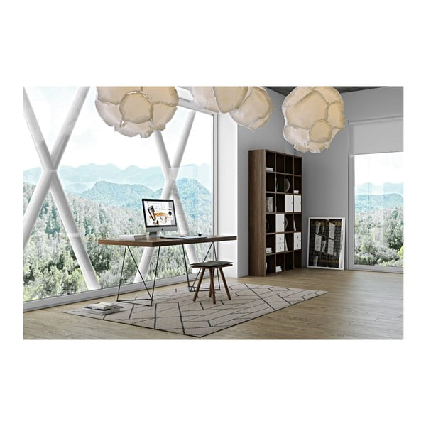 Metalljalgadega töölaud , 160 x 90 cm Multi - TemaHome-image-4