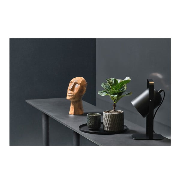 Kiviplaat lillepoti kate  ø 11 cm Grey – Villa Collection-image-1