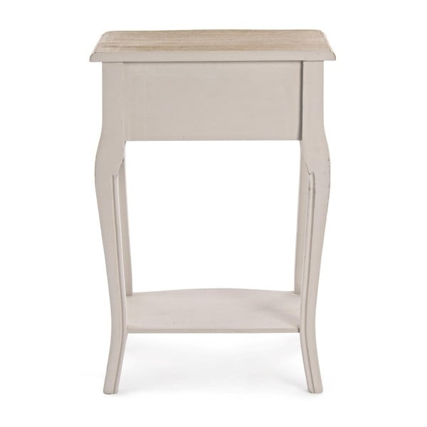 Noční stolek s konstrukcí ze dřeva paulownia a zásuvkou Bizzotto Clarisse-image-4
