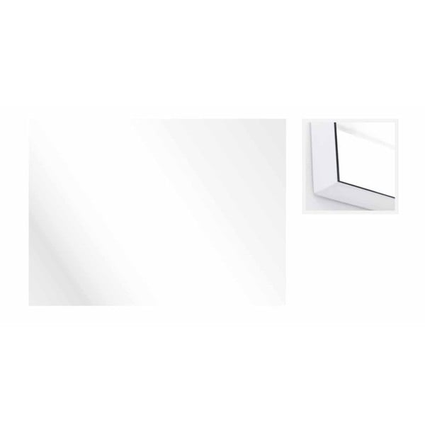 Nástěnné zrcadlo Honduras Bianco, 90x72 cm