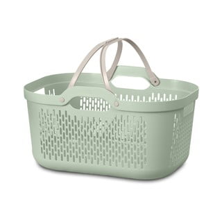 Heleroheline plastikust pesukorv 45 l - Addis