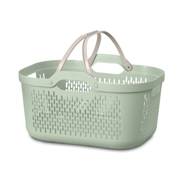 Heleroheline plastikust pesukorv 45 l - Addis