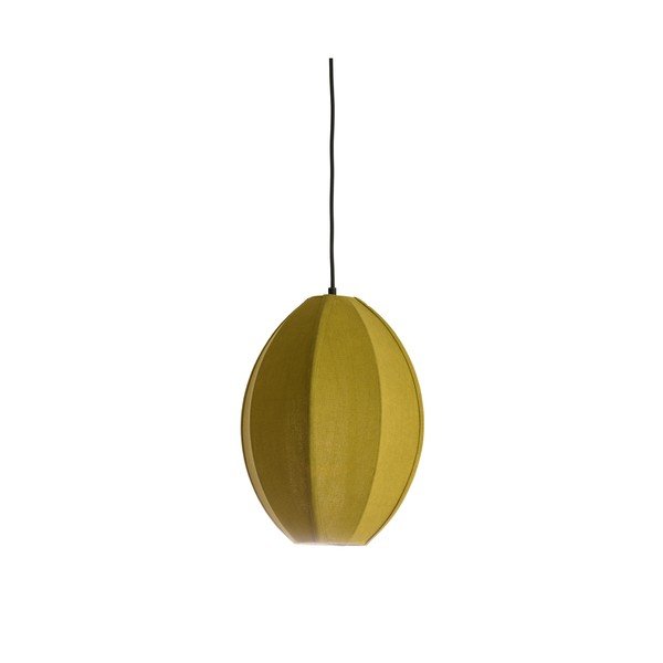 Roheline ripplamp tekstiilist varjuga Milatos - Light & Living