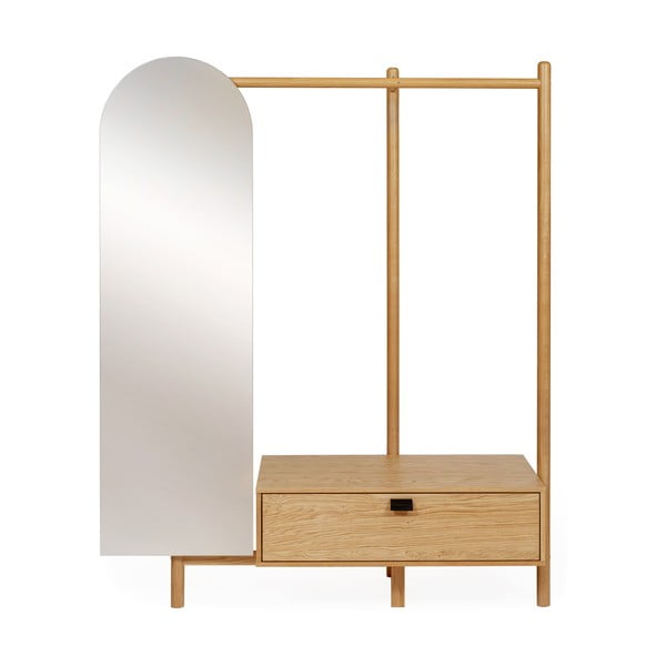 Tammepuidust peegliga valmistatud eelkambri seina. Tripod - Woodman