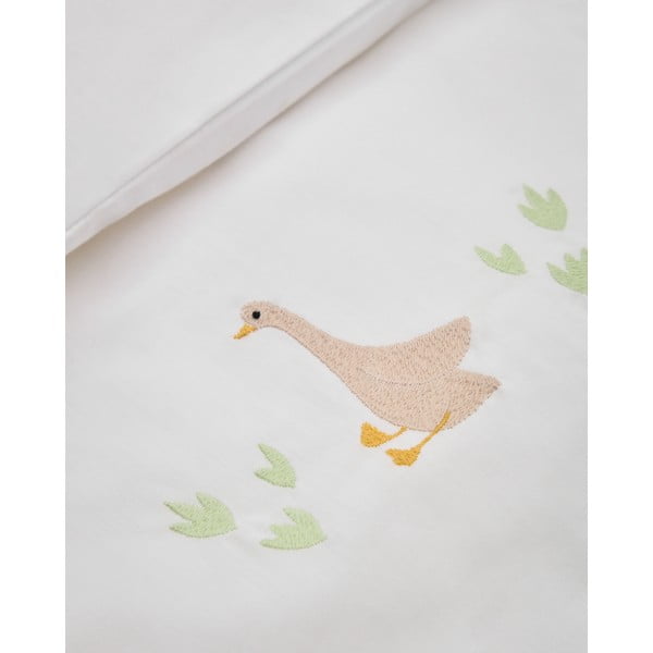 Valge laste voodipesu puuvillasest perkalist 70x140 cm Milu - Kave Home-image-2