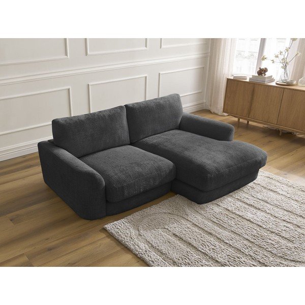 Must šenillist nurgadiivan (parem nurk) Leonore - Bobochic Paris-image-3