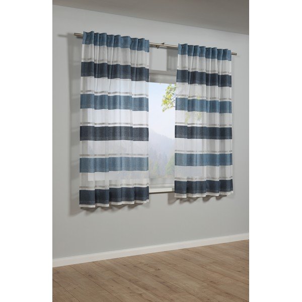 Sinine kardin 175x140 cm Etamine - Gardinia-image-1