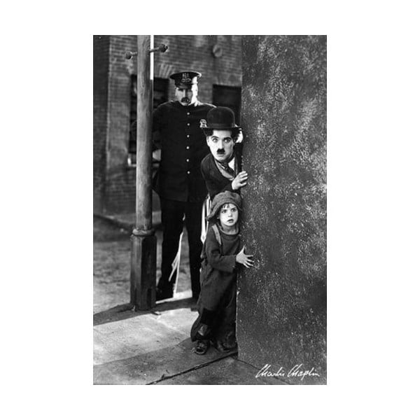 Plakát Charlie Chaplin, 61x91 cm