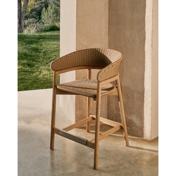 Puidust aia baaritool Arinella - Kave Home-image-1