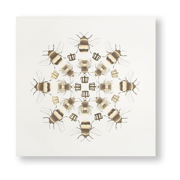 Obraz Graham & Brown Beautiful Bees, 60 x 60 cm