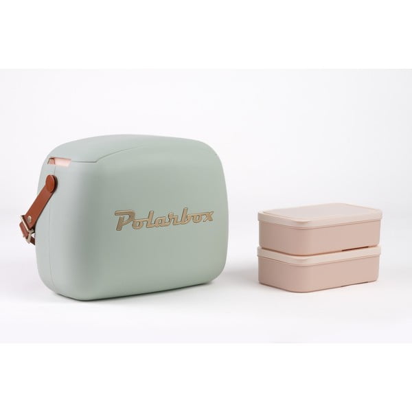 Hallikas-roheline jahutuskast 6l Classic Gold - Polarbox