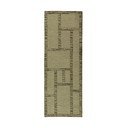 Roheline käsitsi kootud villane jooksja 80x230 cm Harris Modula Wool - Flair Rugs