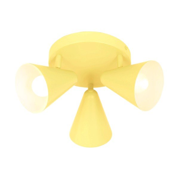 Kollane laevalgusti metallist varjuga  34x34 cm Amor - Candellux Lighting-image-1