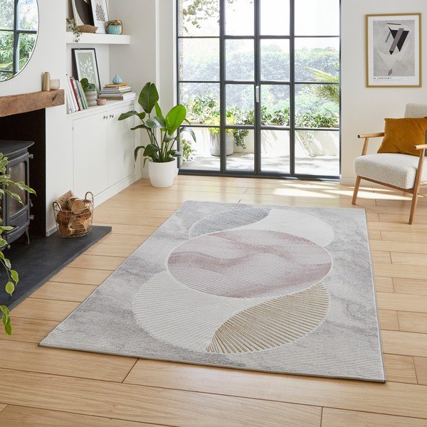 Helesinine-heleroosa vaip 160x230 cm Creation - Think Rugs-image-1