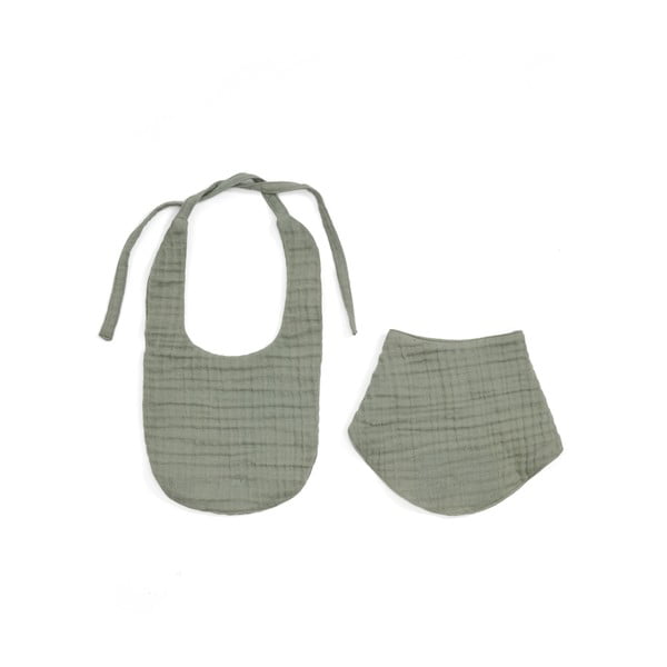 Rohelised musliinpudipõlled, 2 tk komplektis Prune - Kave Home