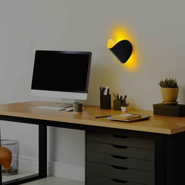 Must LED seinavalgusti Heybe - Opviq lights-image-4