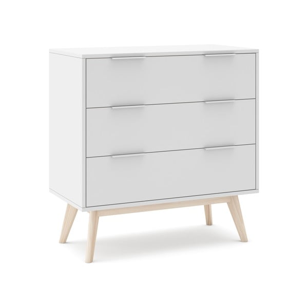 Valge madal kapp 80x83 cm Campus - Marckeric-image-2