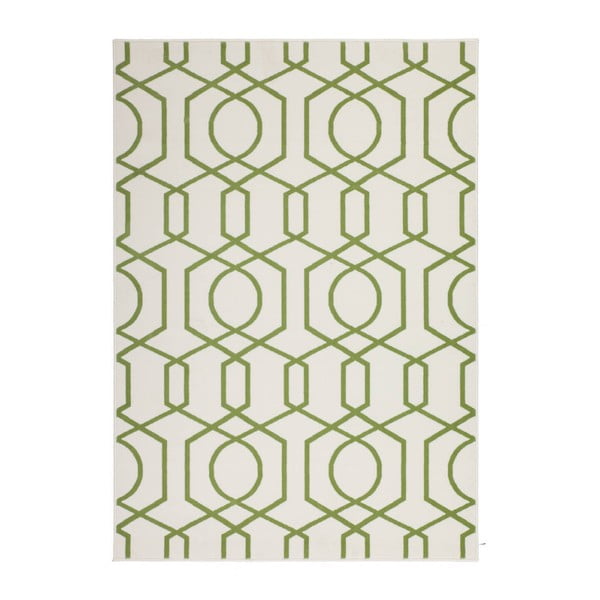 Zelený koberec Kayoom Stella Elfenbein Grun, 160 x 230 cm
