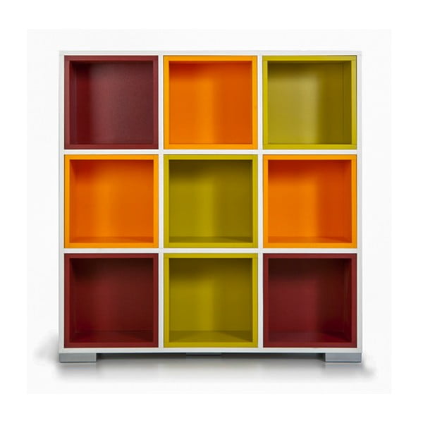 Knihovna Domino, barevné boxy