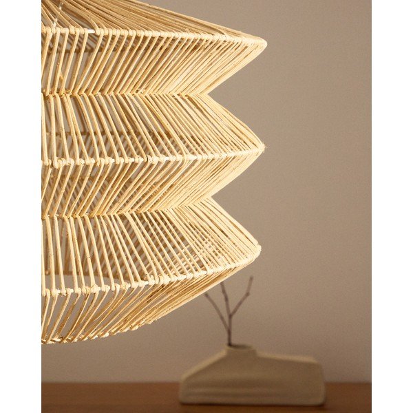 Rotangist varjuga ripplamp Dakit - Kave Home-image-2