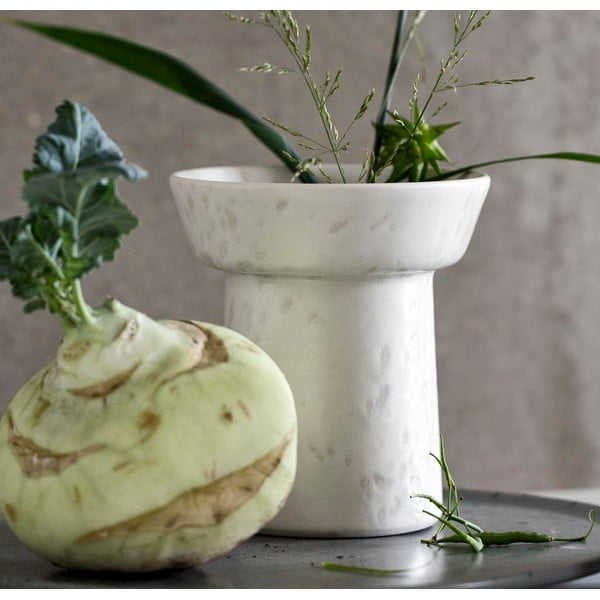 Valge keraamiline vaas, kõrgus 20 cm Ombria - Kähler Design-image-1