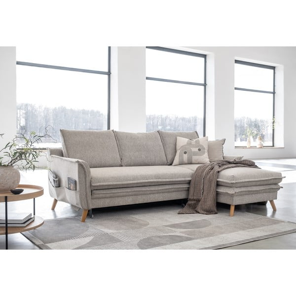 Hall-beež nurgadiivanvoodi (parem nurk) Charming Charlie - Miuform-image-3