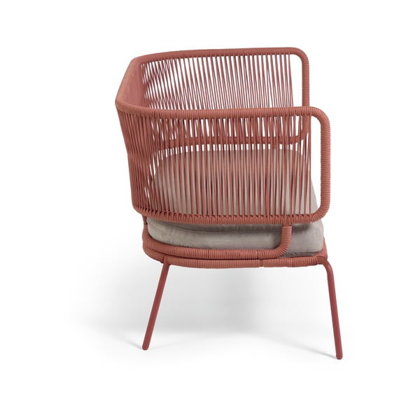 Terrakota teraskonstruktsiooniga aia diivan Nadin - Kave Home-image-3