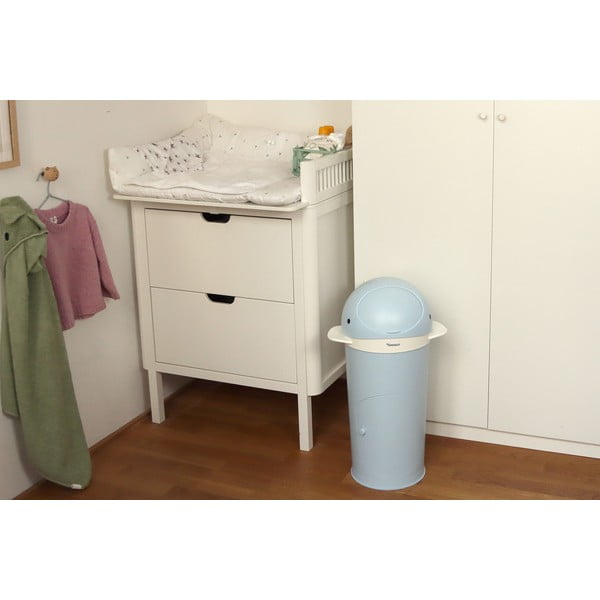 Helesinine plastikust mähkmete prügikast 25 L Whale - Kindsgut-image-1