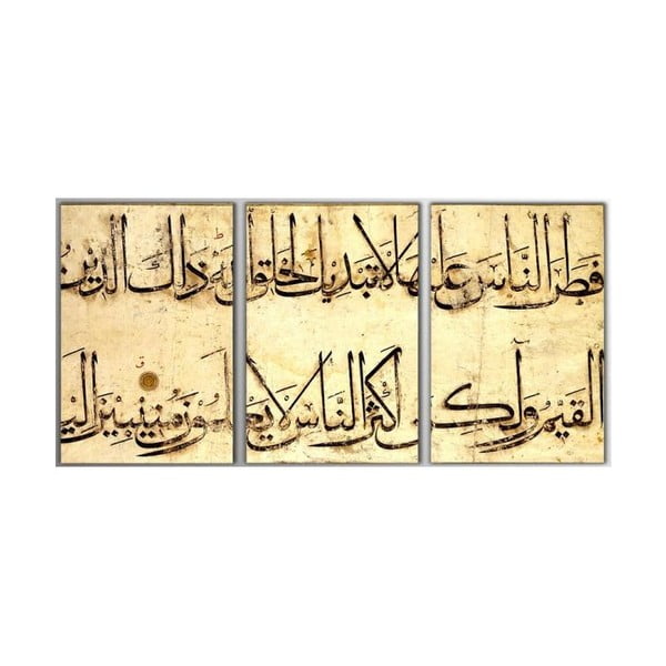 3dílný obraz Arabian, 45x90 cm