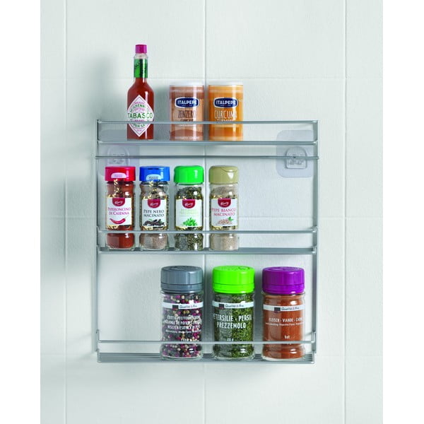 Seinale paigaldatav kolmeastmeline vürtsiriiul - Metaltex-image-3