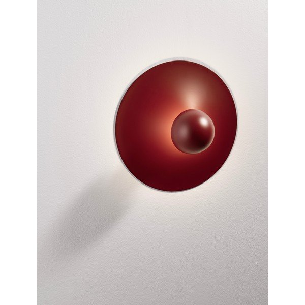 Burgundia värvi alumiiniumist LED-seinavalgusti Edem - Nova Luce-image-1